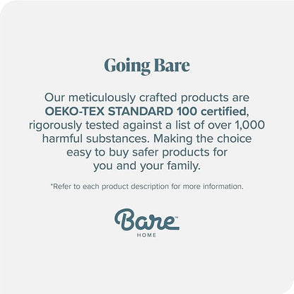 Bare Home 2-Pack Fitted Bottom Sheets Twin XL - Premium 1800 Ultra-Soft Wrinkle Resistant Microfiber - Deep Pocket (Twin XL, Dark Blue)