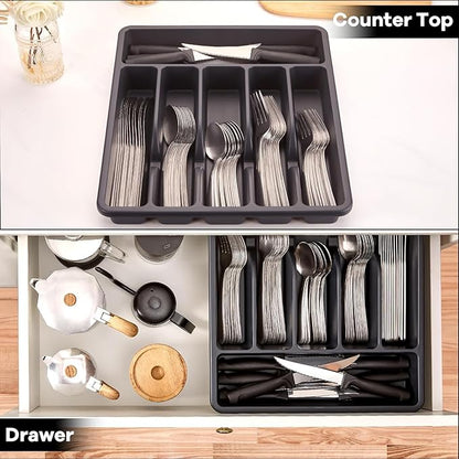 Pleafind 73-Piece Silverware Set