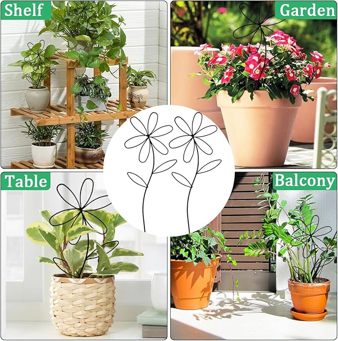 2 Pcs Indoor Plant Trellis, Mini Garden Trellis