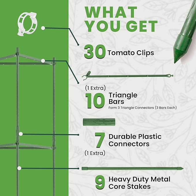 Tomato Cage - Large Trellis Stakes and Plant Support Structures