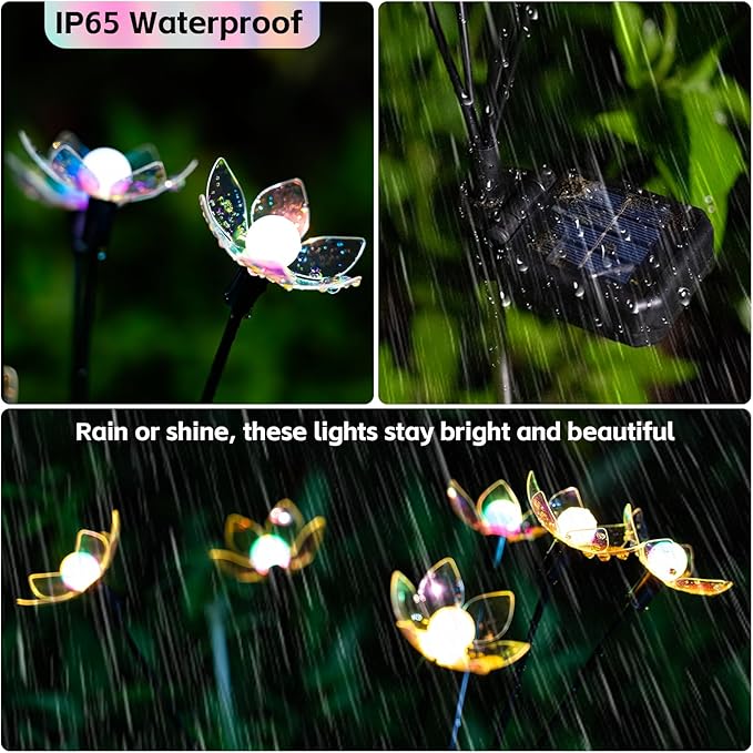 Solar Lights Outdoor, Solar Firefly Swaying Light