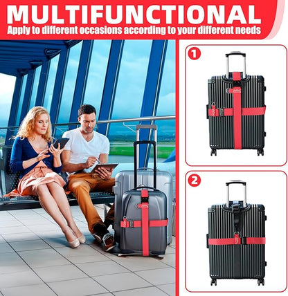 Car Seat Travel Belt to Suitcase,Car Seat Travel Strap to Convert Kid Car Seat and Carry-on Luggage into an Airport Car Seat Stroller,Safe Travel Solution for Transport