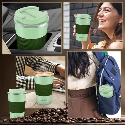 KETIEE 12oz Travel Mug, Insulated Coffee Cup
