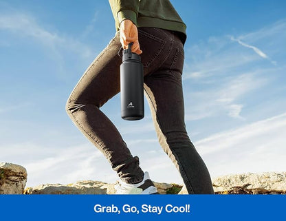 POWCAN 40 oz Insulated Water Bottle