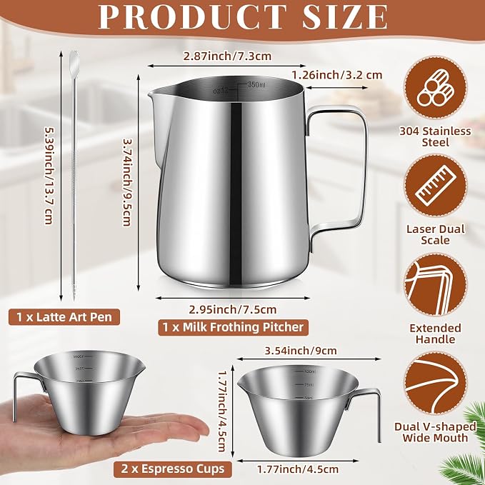 4 Pcs Espresso Accessories Kit