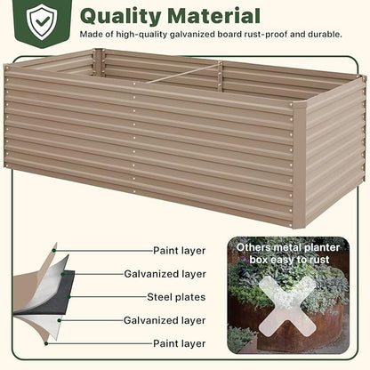 DTIG Galvanized Raised Garden Bed