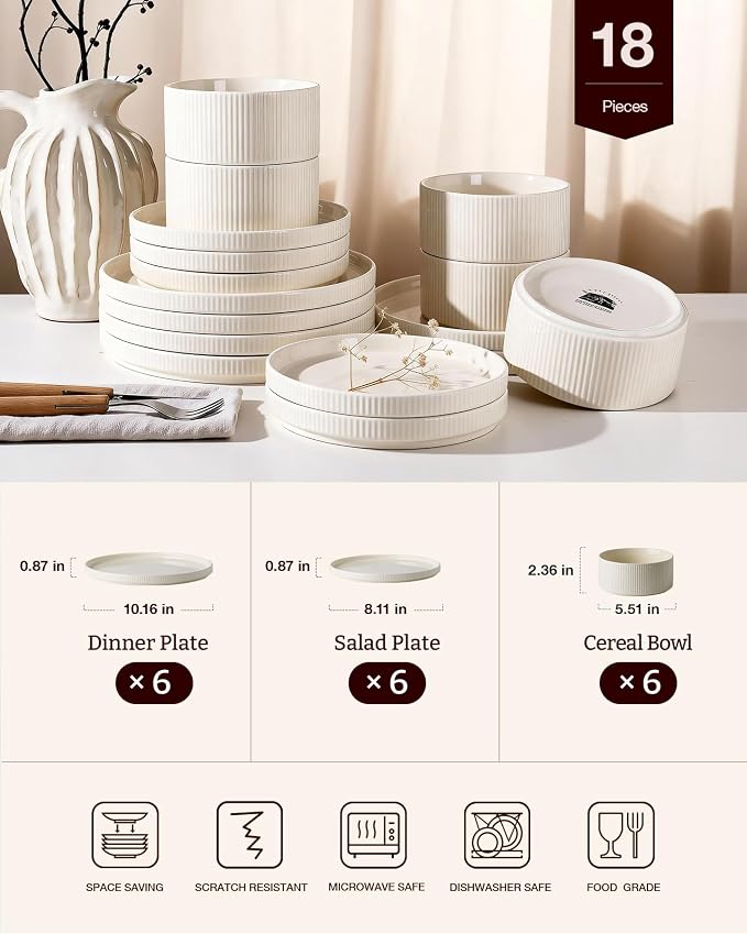 Line Porcelain Dinnerware Set, dish set