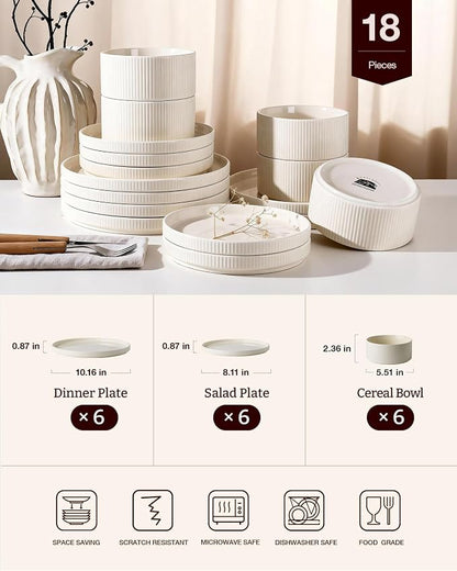 Line Porcelain Dinnerware Set, dish set