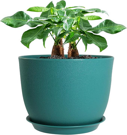 12inch Large Plant Pot, Modern Plastic Planter
