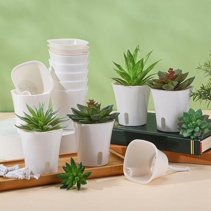 30 Pcs 3 Inch Self Watering Pots Self Watering Planters