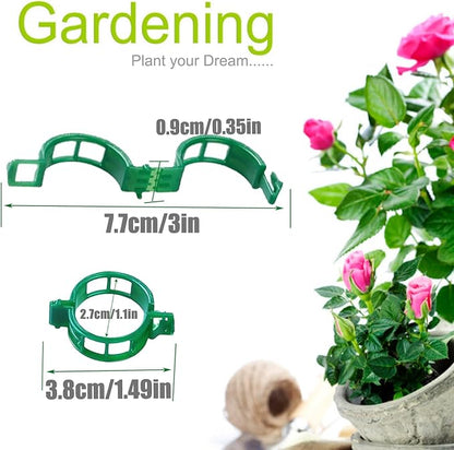Plant Support Clips, Plastic Trellis Clips, Grape Vine Tomato Vine Vegetables
