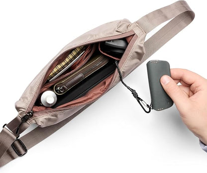 Bellroy Laneway Crescent Bag (everyday 2.5 liter mini crossbody bag with plenty of pockets and adjustable strap)' - Fawn