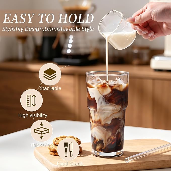 Iced Coffee Cups with Lids: Coffee Bar Accessories