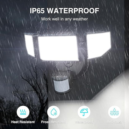 85W Motion Sensor Outdoor Light, 8500LM Ultra-Bright LED Security Light