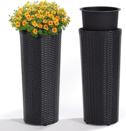 Idzo All Weather Wicker Planters