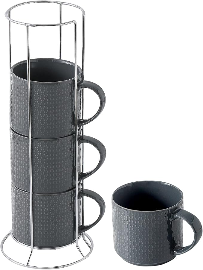 Hasense Coffee Mugs Set of 4
