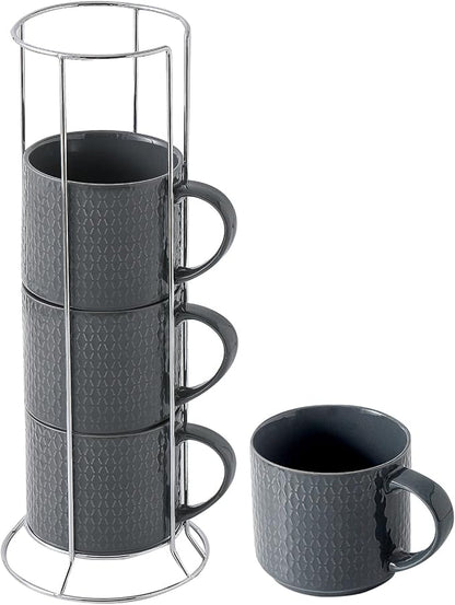 Hasense Coffee Mugs Set of 4