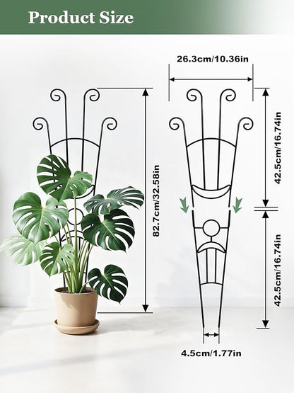 33 Inch Tall Expandable Metal Trellis