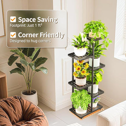 LASZOLA 5 Tier Plant Stand Indoors Outdoors