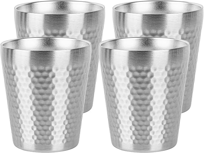 Adorila 10oz Stainless Steel Cups 4 Pack