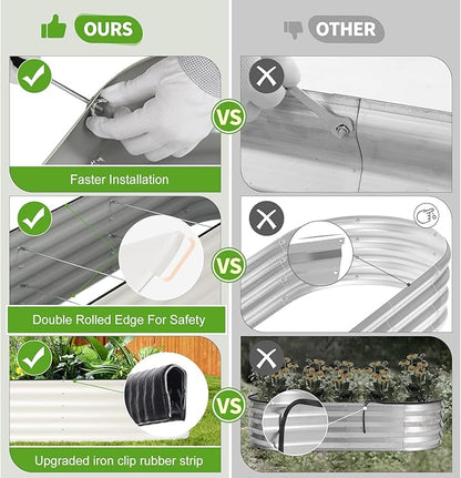 Galvanized Raised Garden Bed