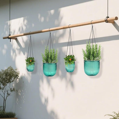 4 Pack Self Watering Hanging Planters