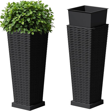 Devoko Resin Tall Planters