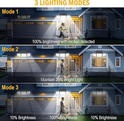 2500LM Solar Lights Outdoor