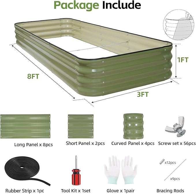 GoCampDriect 6IN1 Raised Garden Bed
