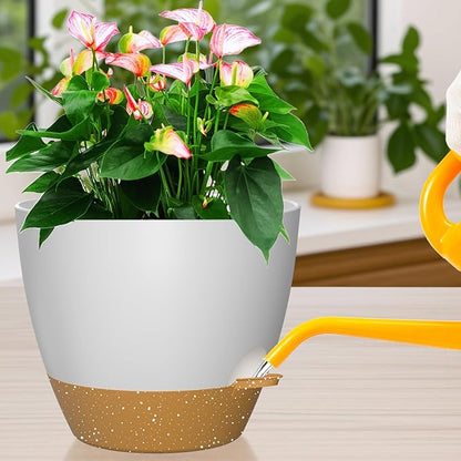 12 Inch Large Self Watering Pots, Flower Pots
