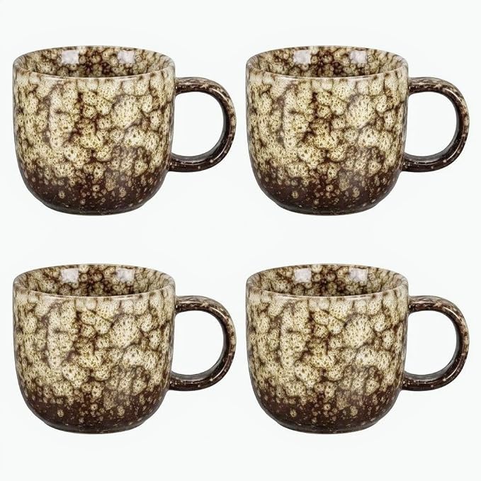 Ceramic Espresso Cups 5oz Small Modern Coffee Cup Thick Walled, Matcha Cups