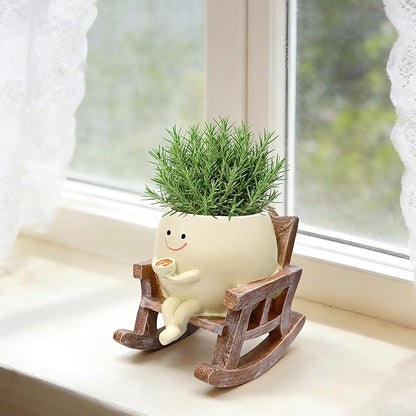 Smiley Face Planter Pot, Cute Plant Pots