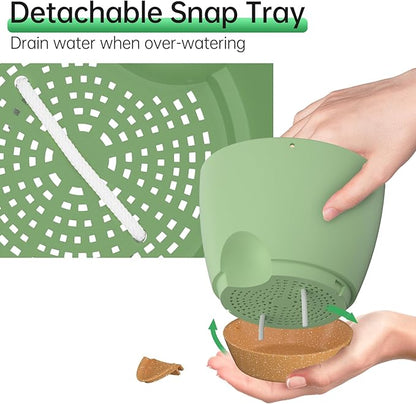 ZMTECH 6.5 Inch Hanging Planters