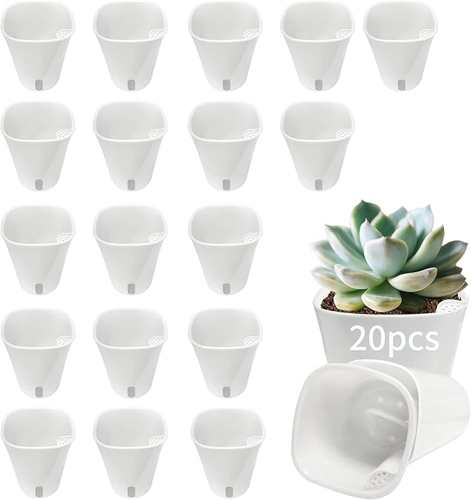 3" Self Watering Pots, 20 Sets Self Watering Planter Pots