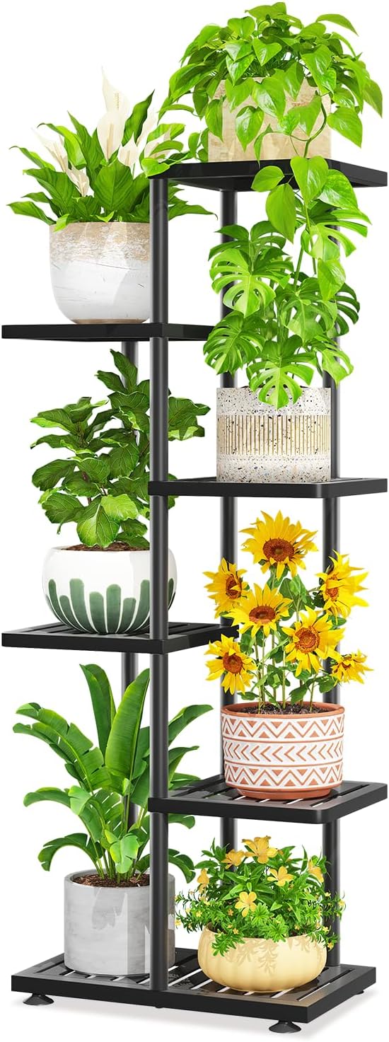 LASZOLA 5 Tier Plant Stand Indoors Outdoors