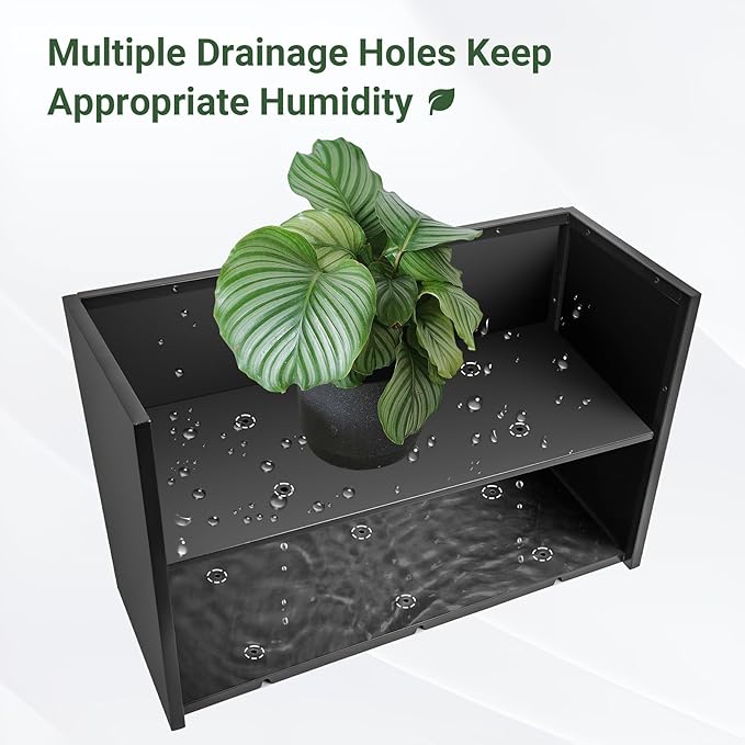 Metal Planter Box 30” x 12” x 16”, Tall Planter Box