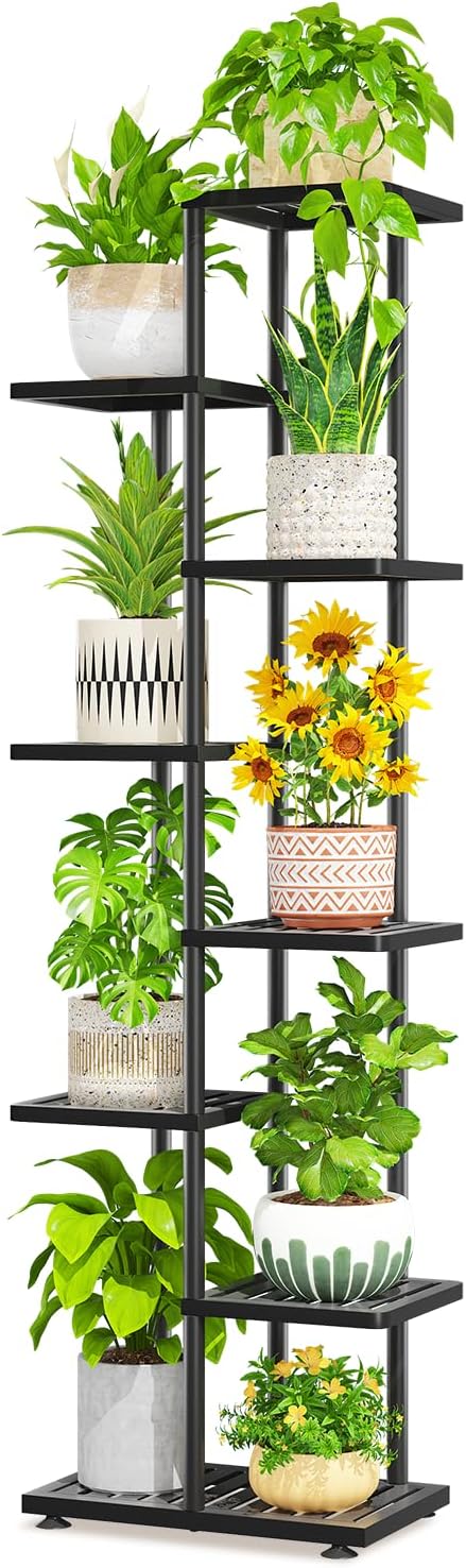 LASZOLA 7 Tier Plant Stand Indoors Outdoors