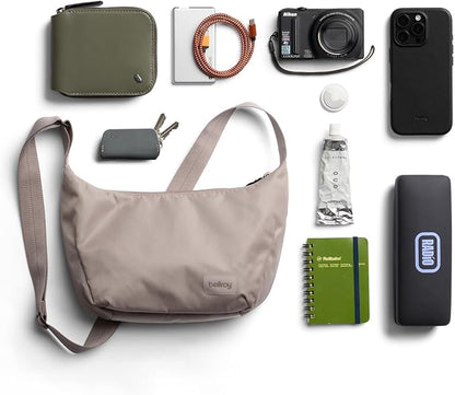 Bellroy Laneway Crescent Bag (everyday 2.5 liter mini crossbody bag with plenty of pockets and adjustable strap)' - Fawn