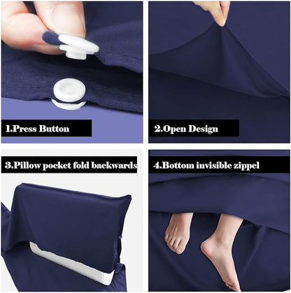 Sleeping Bag Liner,Travel Sheet & Adult Sleep Sack, Camping Sheets Travel Sleep Sack for Backpacking,Hotels & Hostels -Lightweight Single &Double Travel Sheet Camping Sheets