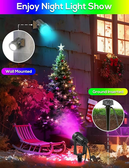 Zyan Solar Color Changing RGB Spotlights
