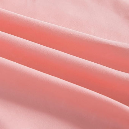 Bed Skirt King Size Ruffled Bed Skirt with Split Corners,16 Inch Drop Dust Ruffle Bed Skirt with Platform, 16 Inch, Blush, King Size