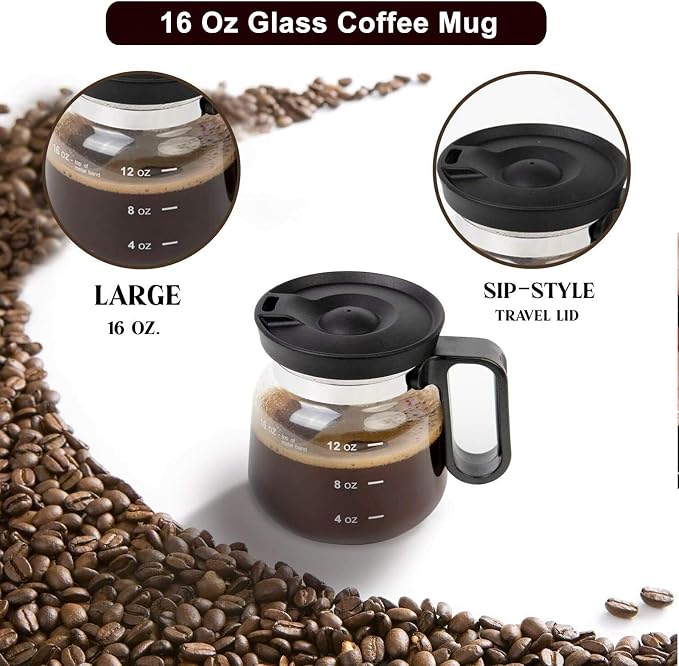 16 Oz Coffee Pot Mug, Mini Coffee Pot Cup,