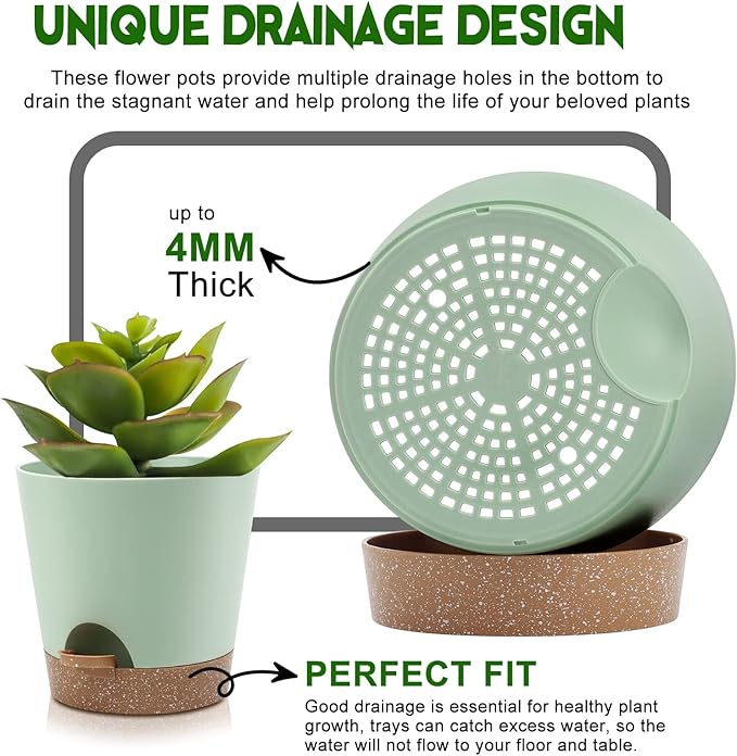 Indoor Self Watering Planters