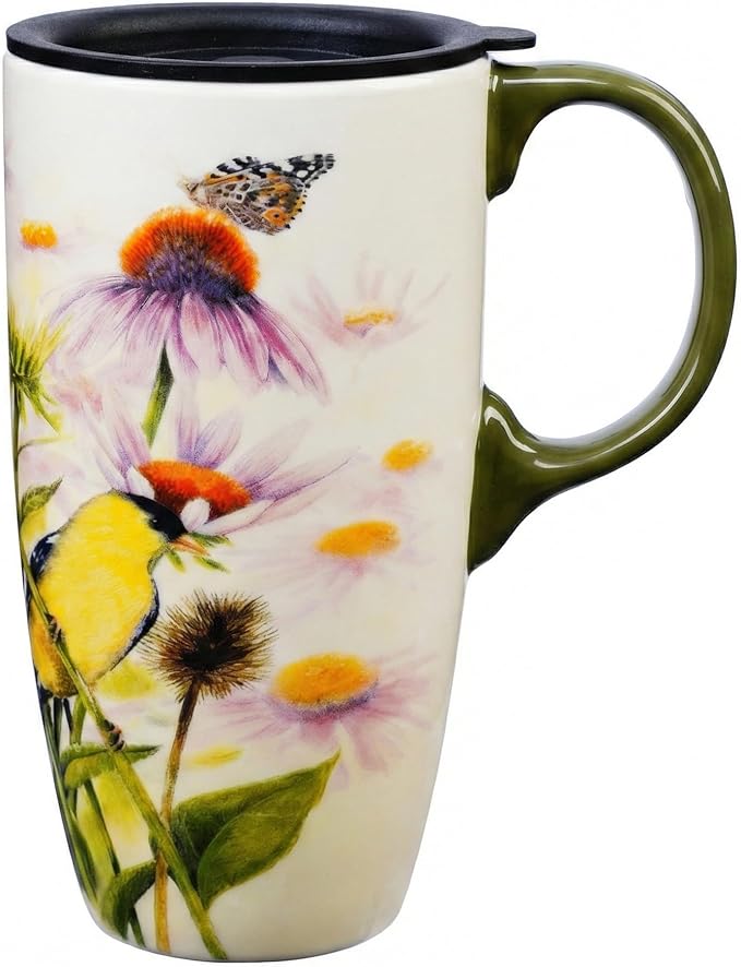Topadorn Goldfinch Bird Coffee Mug