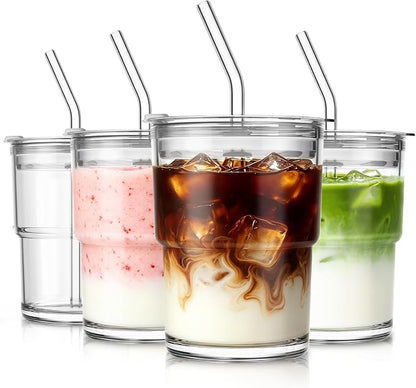 SoulTimes 13oz Clear Glass Tumbler