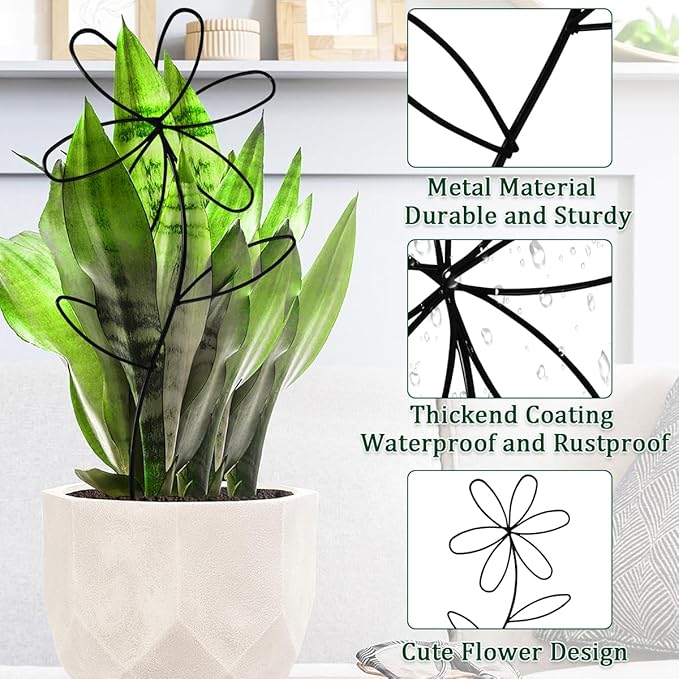 2 Pcs Indoor Plant Trellis, Mini Garden Trellis