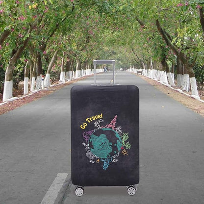 TRAVELKIN more than travel Luggage Cover Washable Suitcase Protector Anti-scratch Suitcase cover Fits 18-32 Inch Luggage