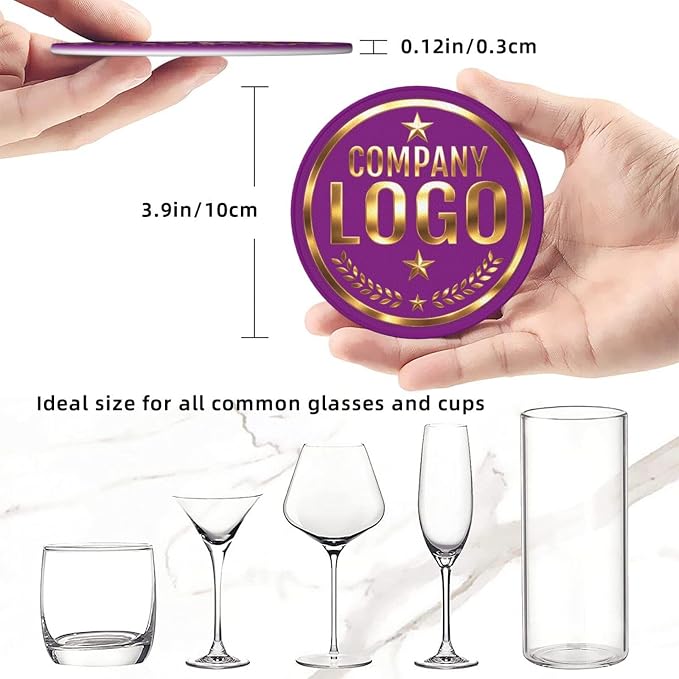 Custom Coaster with Logo