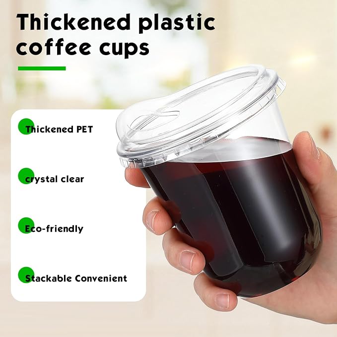 Baderke Clear Plastic Cups