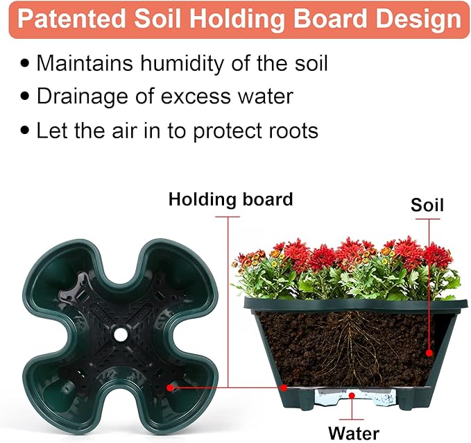 GameXcel Vertical Planter 7 Tier Stackable Planters Garden Planters Strawberry